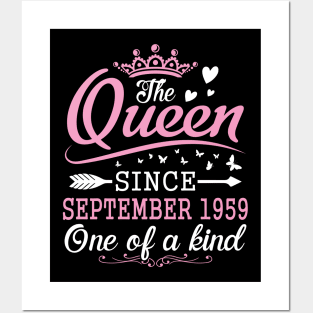 Happy Birthday To Me You The Queen Since September 1959 One Of A Kind Happy 61 Years Old Posters and Art